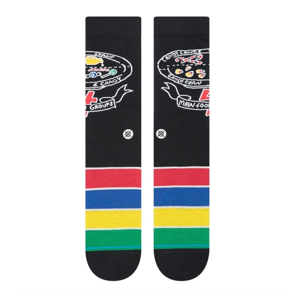 NWT Men's Elf Food Groups Stance Striped Crew Socks - Picture 6 of 10